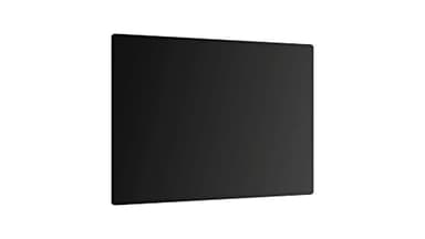 ALLboards Plaque de Protection en Verre Trempé Universel et Multifonction 60x52cm avec Style Noir Sombre, Planche à Découper, Plateau en Verre