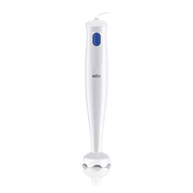Braun MultiQuick 1 Mixeur à Main MQ10.000P, Mixeur Léger avec Technologie EasyTwist, Une Vitesse, 450W, Blanc