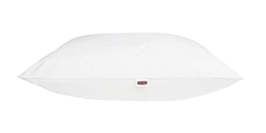 DODO - Oreiller Helsinki 65x65 cm - Confort Médium, Zip Invisible - Enveloppe 100% Coton Percale - Garnissage Naturel 90% Plumettes 10% Duvet de Canard- Lavable en Machine à 40°C