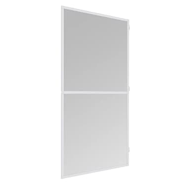 Windhager Moustiquaire basique pour porte à cadre tendeur - Kit de montage - Blanc - 100 x 210 cm