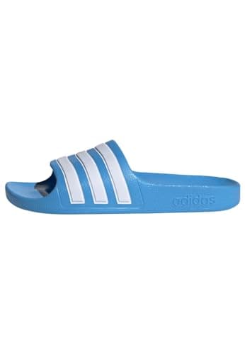 adidas Mixte enfant Adilette Aqua Slides Kids, Blue Burst / Cloud White / Blue Burst, 38 EU