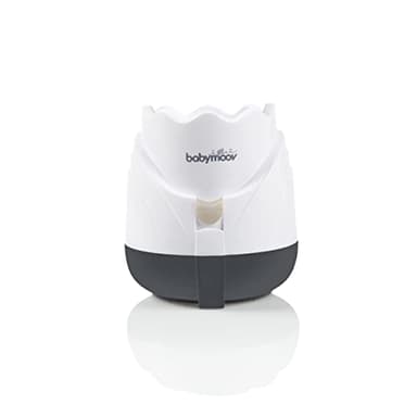 Babymoov Chauffe Biberon Tulip - Pour Biberons & Petits Pots, Chauffe Rapide à la Vapeur, Utilisation Maison, Universel avec Anneau d'Adaptation, Arrêt Automatique, Dosette et Panier Inclus