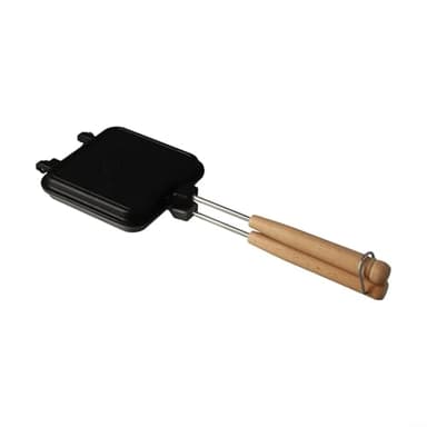 Gaufrier en fonte avec poignées antidérapantes pour une cuisson confortable