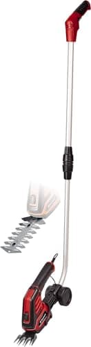 Einhell Cisaille à gazon taille-buissons sans fil GC-CG 3,6/70 Li (3,6 V, batterie Li-Ion 2,0 Ah, lame coupe-herbe 70 mm, lame taille-buissons 110 mm, manche télescopique)