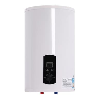 Chauffe Eau Electrique,2000w,Écran Led Réservoir D'eau Chaude Chauffe-Eau Électrique Suspendu Avec Thermomètre Réglage,Convient,Pour Salle Bains,Cuisine,Etc. (Blanc, 100L)