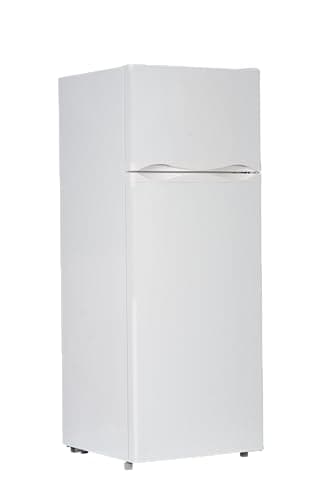 METRO Professional aro Réfrigérateur combiné DFZW1450E, PCM, 55 x 57 x 141 cm, 162 L, avec congélateur (44 L), 3 étagères réglables, blanc