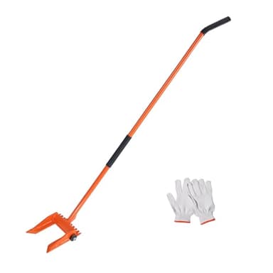 VEVOR Brise-palette 152,4 cm - Charge maximale : 907 kg - En acier au carbone Q235 - Barre de démolition et de levier avec 2 roues - Gants inclus - Peut également être utilisé comme extracteur de