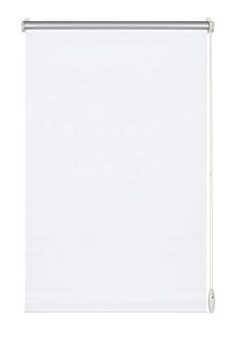 GARDINIA Store Enrouleur Occultant Thermique à Coller ou Clipser, Grande Réflexion de la Lumière, Économie d'Énergie, Opaque, Kit de Montage Inclus, Store Thermique EASYFIX, Blanc, 65 x 150 cm (lxH)