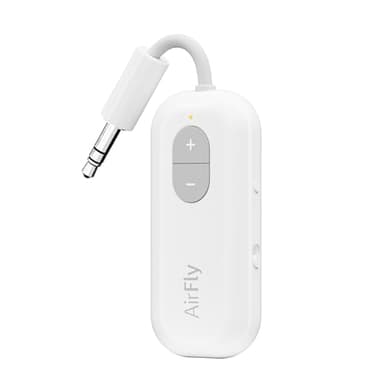 Twelve South AirFly SE | Bluetooth Wireless Transmitter/Adapter for AirPods/Wireless Or Noise Canceling Headphones; Airplane and Gym Use