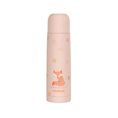 Miniland Thermy Candy 500ml. Thermos en acier de haute qualité pour garder les liquides chauds et froids pendant plus de 24 heures.