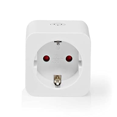 Nedis Prise Intelligente WiFi SmartLife - Contrôle Les appareils électriques à Distance - Compatible avec Amazon Alexa, Siri ou Google Home - Convient pour l'intérieur