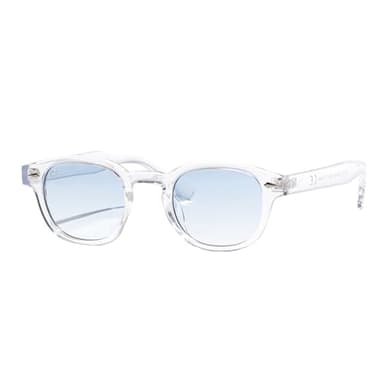 Lunettes de Soleil Homme Vintage - Lunettes Homme et Femme, Style Johnny Depp + Chiffon Anti-Rayures - Verre Teinté en Polycarbonate