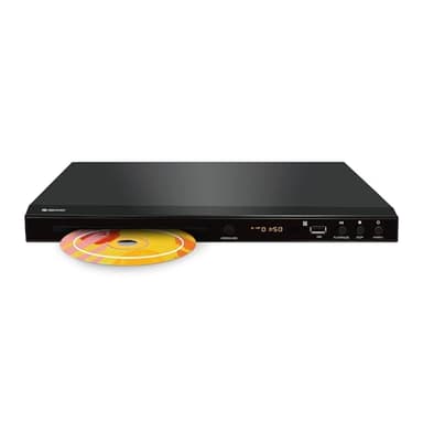 Denver Electronics DVH-1245 Enregistreur DVD Noir - Lecteurs DVD (NTSC,PAL, 4:3, 16:9, Dolby Digital, AVI, MP3,WMA, JPEG)