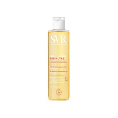 SVR - Topialyse Huile Lavante - Huile nettoyante relipidante anti-grattage 24H - Pour peaux sèches à atopiques - Omégas 3-6-9, niacinamide, prébiotiques - 200ml