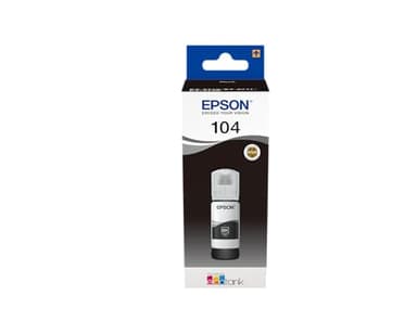 Epson EcoTank 104 Black Genuine Ink Bottle,Single