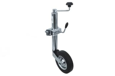 Roue jockey avec collier Unitrailer pour remorque 150 kg LB 48 mm