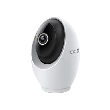 Tapo C260 Caméra de Surveillance WiFi intérieure 4K 8MP 360°, détection IA Locale, Mode confidentialité Physique, Zoom numérique 18x, Suivi de Mouvement, Audio bidirectionnel