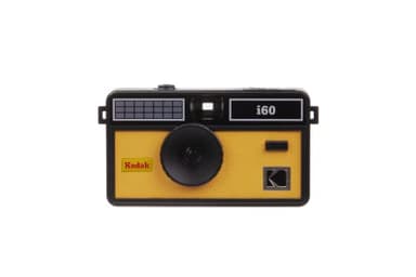Kodak i60 Appareil Photo réutilisable 35 mm – Style rétro, sans Mise au Point, Flash intégré, Appuyez et Flash Pop-up (Jaune)