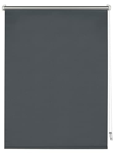Deco Company Store Thermique à Enroulement sans Percage, Revers Thermique, Montage par Serrage, Réflexion maximale de lumière, économie d'énergie, pièces de Montage incluses, Anthracite, 55 x 150 cm