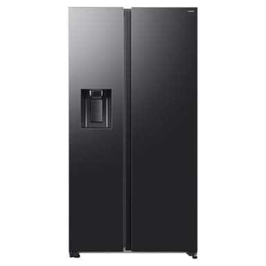Samsung Réfrigérateur côte à côte RS70F65KEF/EF avec distributeur d'eau/glaçons, Wifi avec mode AI Energy, Total No Frost, SpaceMax, 635 L, LxHxP: 91,2 x 178,4 x 72,6 cm, Anthracite