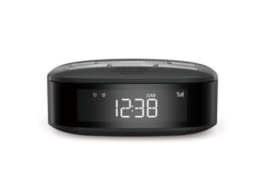 Philips R3505/12 Radio-réveil, Radio Dab+ (Double Alarme, Arrêt programmé, Forme compacte, Radio numérique Dab+/FM, Synchronisation Automatique de l'heure, Batterie de Secours)