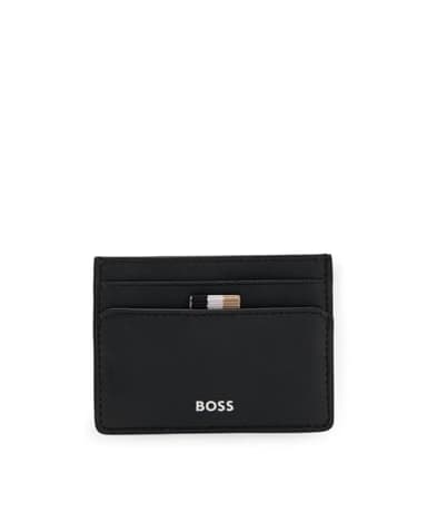 BOSS Zair_Card Holder N, Titulaire de la Carte Homme, Black1, Taille Unique