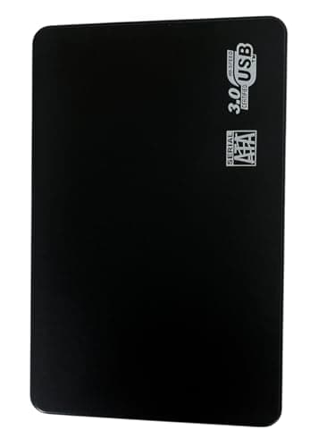 Disque dur externe portable 500 Go Ultra-Mince 2,5 pouces USB 3.0 Stockage SSD , HDD pour PC, Mac, Ordinateur de bureau, Ordinateur portable, Wii U, Xbox, PS4 (Noir)