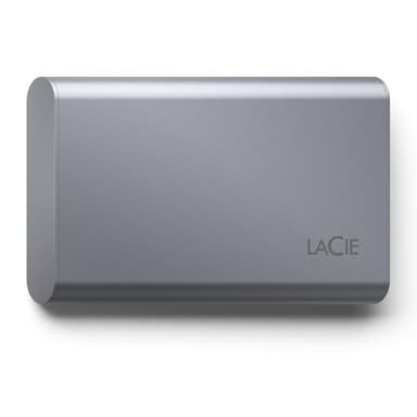 LaCie Mobile SSD Secure 1To, 10Gbps USB 3.1 Type C, Rescue SED, Gris, Rescue Service Inclus (STKH1000800)