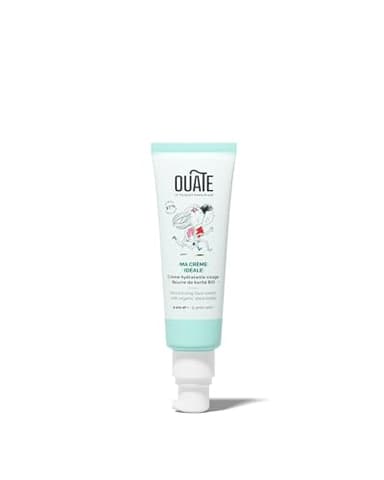 OUATE - Ma Crème Idéale - Crème Visage Hydratante et Apaisante - 9-11 Ans - Beurre de karité bio - 97% d'Ingrédients d'Origine Naturelle - Vegan - Made in France - Tube 50 ml