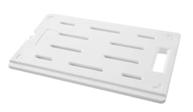 HENDI Plaque eutectique froide professionnelle, GN 1/1, pour caisses isothermes, élément réfrigérant, accumulateur de froid, bloc thermique, pack bloc de glace, 530x325x(H) 30mm, HDPE, blanc