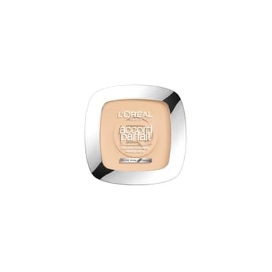 L'Oréal Paris - Poudre Fondante Perfectrice Bienfaisante - Enrichie en Pigments Minéraux & Acide Hyaluronique - Tous les Types de Peaux - Accord Parfait - Teinte : Ivoire Rosé (1.R) - 9 g