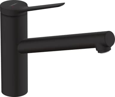 hansgrohe Zesis M33 Mitigeur de cuisine 150 1 jet, noir mat, 74802670