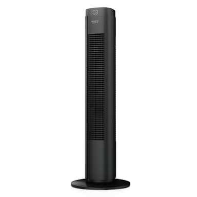 TAURUS New Babel Digital - Ventilateur tour, 50W, télécommande, 3 modes, 4 vitesses, minuterie 9h, fonction oscillation, écran tactile digital, poignée de transport