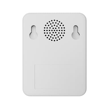 Moniteur de qualité de l'air, Détecteur de Radon LCD Grand écran, Kit de Test de Radon avec Système Intuitif de Code Couleur pour Serres, Production Agricole, Entrepôts (WHITE)