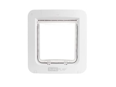 Chatière Connect à Puce électronique SureFlap Sure Petcare, Compatible avec médaillon d'identification par radiofréquence et Puce, contrôle d'application Mobile, pour Portes, fenêtres et Murs, Blanc