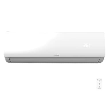 Cecotec Climatiseur Split AirClima 18000 Smartfresh, 18000 BTU, Moteur CC, Pompe à chaleur, Télécommande, Affichage LED, Système Inverter, 5 Modes, 8 Vitesses, Couverture 35 m2