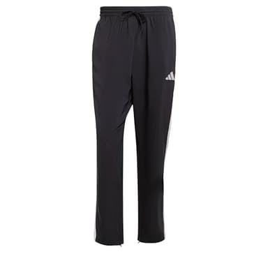 Adidas Herren Essential Three Stripes Stanford Pant Open Hem, Black/White, L