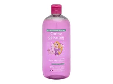 Corine de Farme - Bain Moussant Disney, Raiponce - Gel Douche Freesia pour Enfant dès 3 Ans - Formulation Clean Beauty, Fabrication 100% Française - 500 ml