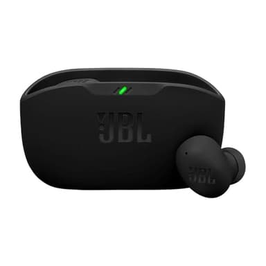 JBL Wave Buds 2, Écouteurs sans Fil Bluetooth, 40 h d'autonomie, Son JBL Pure Bass, Technologie Smart Ambient, résistance à l'eau et à la poussière IP54, Connexion multipoint, Noir