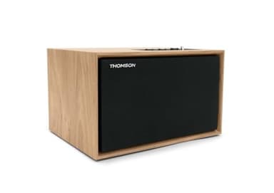 THOMSON Enceinte résidentielle en Bois Cosy, BT 5.3, 50 Watts, entrée 3.5mm