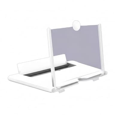 Loupe d'écran de téléphone portable, support d'amplificateur 3D HD pour smartphones, 22 x 16,6 x 0,8 cm, projecteur d'écran mobile, agrandisseur de vidéo de téléphone, accessoire de visionnage pliable