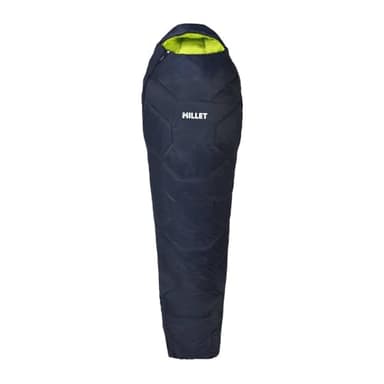 MILLET Baikal 1100 Reg Sac de Couchage Mixte, Bleu (Nouveau Logo), Ouverture zippée à Gauche