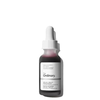 The Ordinary Solution de Peeling AHA 30% + BHA 2%, Peeling exfoliant avancé pour une peau plus éclatante, 30 ml