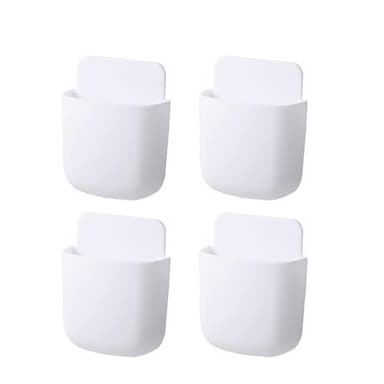 LIANRISES 4 Support Telecommande Mural Rangement Mural Porte Telecommande Mural Support Telephone Mural