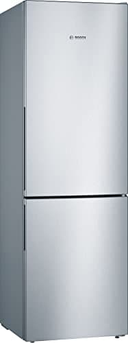 Bosch KGV36VLEAS, Série 4, Réfrigérateur congélateur, Pose libre, 186 x 60 cm, 214 L / 94 L, Inox