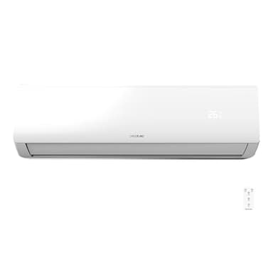 Cecotec Split Climatisation AirClima 24000 Smartfresh. 24000 BTU, Moteur CC, Pompe à chaleur, Télécommande, Affichage LED, Système Inverter, 5 Modes, 8 Vitesses, Couverture 45 m2
