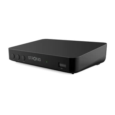 STRONG - Décodeur TNT Full HD - SRT8208 - Fonction Enregistreur - Compatible Normes HEVC265 & Dolby Digital Plus - Port HDMI, Péritel, USB - Guide Electronique des Programmes - Noir