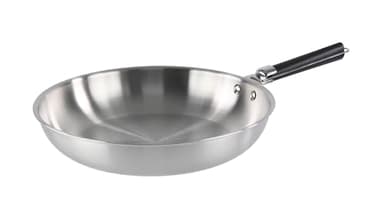 Kamberg - Poêle inox 20 cm manche amovible - Acier inoxydable 18/10 Triply - Tous feux dont induction et four