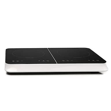 Plaque Induction Portable 2 Feux BELDEKO - 3500W - Design Premium, Fiable et Robuste - Minuteur, Touches Tactiles, Anti-Débordement, 10 Niveaux de Puissance