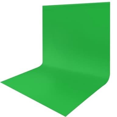 JEBUTU Greenscreen, 3x6m (19,6x9,8pieds) Grand Arrière-plan Pliable pour Photographie Vert Chromakey en Polyester Lavable pour Studio Photo, Vidéo, Télévision, Zoom, YouTube